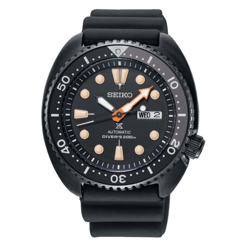 Seiko Prospex Diver Turtle Stainless Steel / Black / Black Series